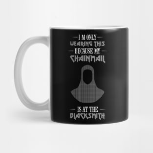 Chainmail Blacksmith Funny Medieval Gear Armor Mug